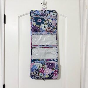 Vera Bradley Hanging Toiletry Cosmetic Bag Organizer Bengal Lily Floral Travel